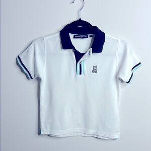 Psycho Bunny Kids White Polo Shirt